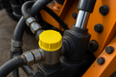 Yellow HDPE UNF Sealing Caps For Construction Applications