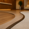 Flexible 40mm PVC Floor Trim ā Curved Door Threshold Strip for Laminate, Vinyl & Carpet | Waterproof Transition Profile (Easy Heat-Bend Install)