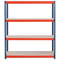 Heavy Duty 1x Garage Shelving – Workshop & Commercial Storage | Up to 500 kg Per Shelf