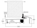 Heavy Duty Threshold Door Sill For Outward Opening Doors – Superior Gap Seal & Drainage