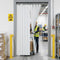 Solid White Coloured PVC Strip Curtains (QuickMount)