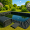 HDPE Pond Liner 0.35mm Heavy Duty – 40-Year Guarantee – Free Underlay Included – UV and Tear-Resistant – Garden Koi Wildlife