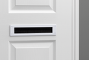 High-Quality No-Flap Letterplate – Twin Brush, Durable PVC, Easy Install | For Internal Doors