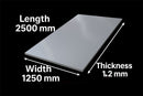 304 Mirror Polished Stainless Steel Sheet – 2500mm x 1250mm x 1.2mm | High-Gloss, Corrosion-Resistant, Premium Finish