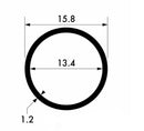 Premium Aluminium Round Tube – 15.9 mm × 1.2 mm Corrosion Resistant Alloy Section