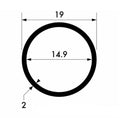 Premium Aluminium Round Tube – 19 mm × 2 mm Corrosion Resistant Alloy for Industry