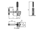 Heavy-Duty Vertical Toggle Clamp Base – Adjustable Spindle