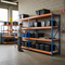 4x Premium Heavy Duty Shelving - 2200mm High - Blue & Orange with 12x 37L Plastic Storage Boxes