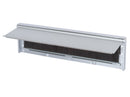 High Performance Aluminium Letterplate With Twin Brush & Flap – Interior Use