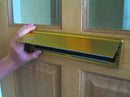 High Performance Aluminium Letterplate With Twin Brush & Flap – Interior Use