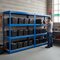 2x Heavy Duty Shelving - 1770mm High - Blue with 12x 37L Plastic Storage Boxes