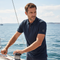 Premium Tech Polo Shirt with Buttoned Front Placket and Comfortable Fit for Modern Corporate Look