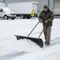 Heavy Duty Snow Plough - Flippable Head Design | Space-Saving Winter Clearing Tool | Professional Grade
