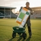 Premium Granular Weed, Feed, and Moss Control Fertiliser 14-0-5 with Iron, MCPA, and Mecoprop-P - 25kg for Lawns and Sports Fields
