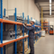 Premium Melamine Shelf 15mm - Blue & Orange - Heavy Duty Industrial Shelving UK