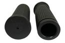 Industrial Grade Black Rubber Grips Panelled With Small Flange - 50Pack