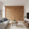 Blue Patterned Cork Wall Tiles | Decorative Acoustic Panels | 600x300mm | Pack of 11 | 1.98mยฒ Coverage