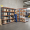 5x Heavy Duty Industrial Shelving - 2440mm High - 200kg Capacity - Melamine - Blue & Orange