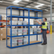 Premium 2x Shelving Unit - 1800mm High - Blue with 12x 60L Plastic Storage Boxes