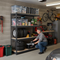 Premium Heavy-Duty Garage Shelving | 1800mm High | 500kg Per Shelf | Boltless Chipboard | Grey Steel