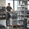 Premium Light Grey Euro Containers | Food Grade Stackable Storage UK