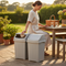 2x 25L Premium Upcycled Swing Bins – Grey Sustainable Waste Solution