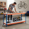 Heavy Duty Workbench - 915mm High - 400kg Capacity - Melamine - Blue/Orange