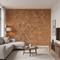 Country Patterned Cork Wall Tiles | Decorative Acoustic Panels | 600x300mm | Pack of 11 | 1.98mยฒ Coverage