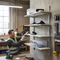 Premium Twin Slot Wall Shelving | 1000mm Wide | Silver Finish | 57-108kg Capacity