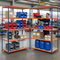 Heavy Duty Industrial Shelving 2440mm High | 200kg Per Shelf | Boltless Chipboard Racking | UK Stock