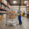 Mobile Security Storage Unit | Lockable Chrome Shelving | Heavy Duty Industrial