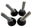 25mm Base Black Tilting Adjustable Feet – Perfect For Leveling