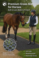 Rubber Grass Mats for Playgrounds Tested To EN1177