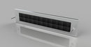 Durable Aluminium Twin Brush Letterplate –  No Flap, Superior Draft Protection For Interior Door