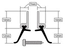 Premium Screw Fix Door Seal For Inward Opening Doors – Weatherproof, Draught-Proof – Up to 10mm Gap