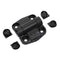 Detent Plastic Hinge – Black For Home Use | 2-Pack
