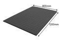 SafeStance™ Site Access & Floor Protection Mat Durable Fire-Rated 100% Recycled