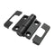 Triple Detent Plastic Black Hinge For Ultimate Protection – 3Pcs