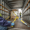 Premium Heavy Duty Internal Box Van Straps with Powerful Ratchet Buckle and Low Elongation Polyester Webbing