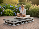 Premium Portable Stage Deck 6 x 2ft - Heavy Duty Aluminium with Non-Slip Surface and Bolt Together Construction - Main Pro...