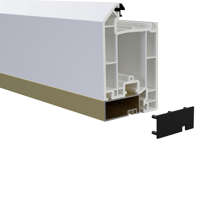 Industrial Grade UPVC Door Infill Bar For Flush Door Thresholds - 54mm