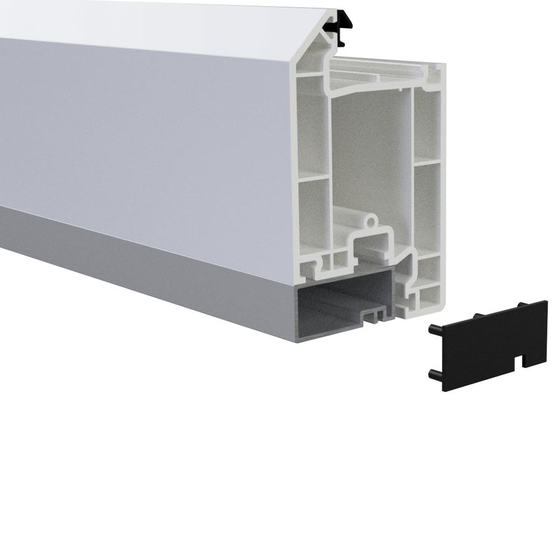 Industrial Grade UPVC Door Infill Bar For Flush Door Thresholds - 54mm