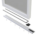 Premium Black PVC AM3 Sidelight Infill – Threshold Extension For Doors & Entrances