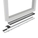 Heavy Duty Black PVC AM5EX Sidelight Infill – Long-Lasting, Waterproof Door Protection