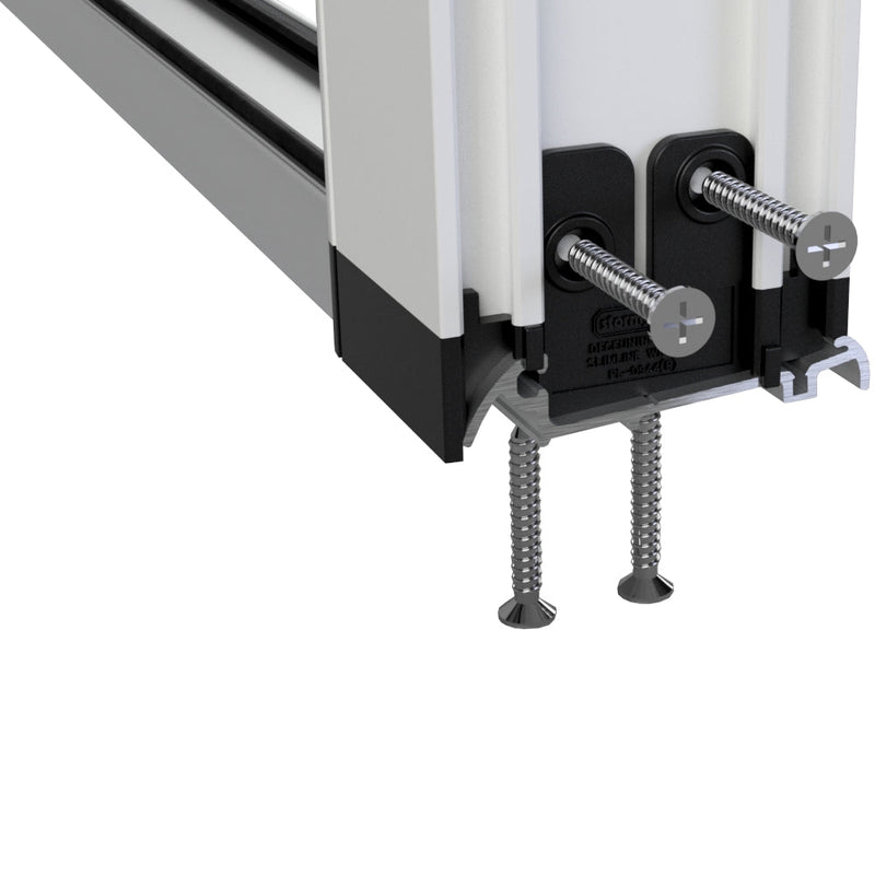 High Performance Black Slimline Wide Frame Connectors For Wide Range Threshold Sills