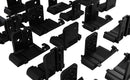 Premium Quality Slimline Frame Connectors – Nylon Blocks For Slimline Threshold Range