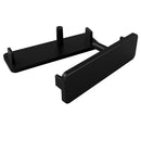 High Durable Black PVC End Caps (2-Pack) Long-Lasting Protection For AM5Ex70 Thresholds
