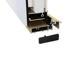 High Durable Black PVC End Caps (2-Pack) Long-Lasting Protection For AM5Ex70 Thresholds