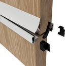 High-Performance 20mm Black End Caps – Waterproof Seal For Double & Stable Doors | 2Pack