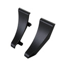 Heavy Duty 20° Black 32mm Rain Deflector Edge Protectors – Industrial & Commercial Use (2Pcs)